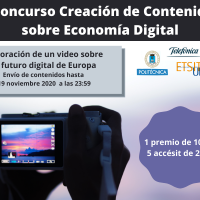 Premios V Concurso elaboración de contenidos sobre Economía Digital